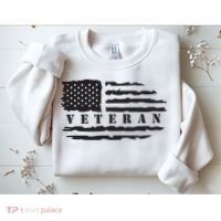 Veteran Us Flag Sweatshirt thumb 2