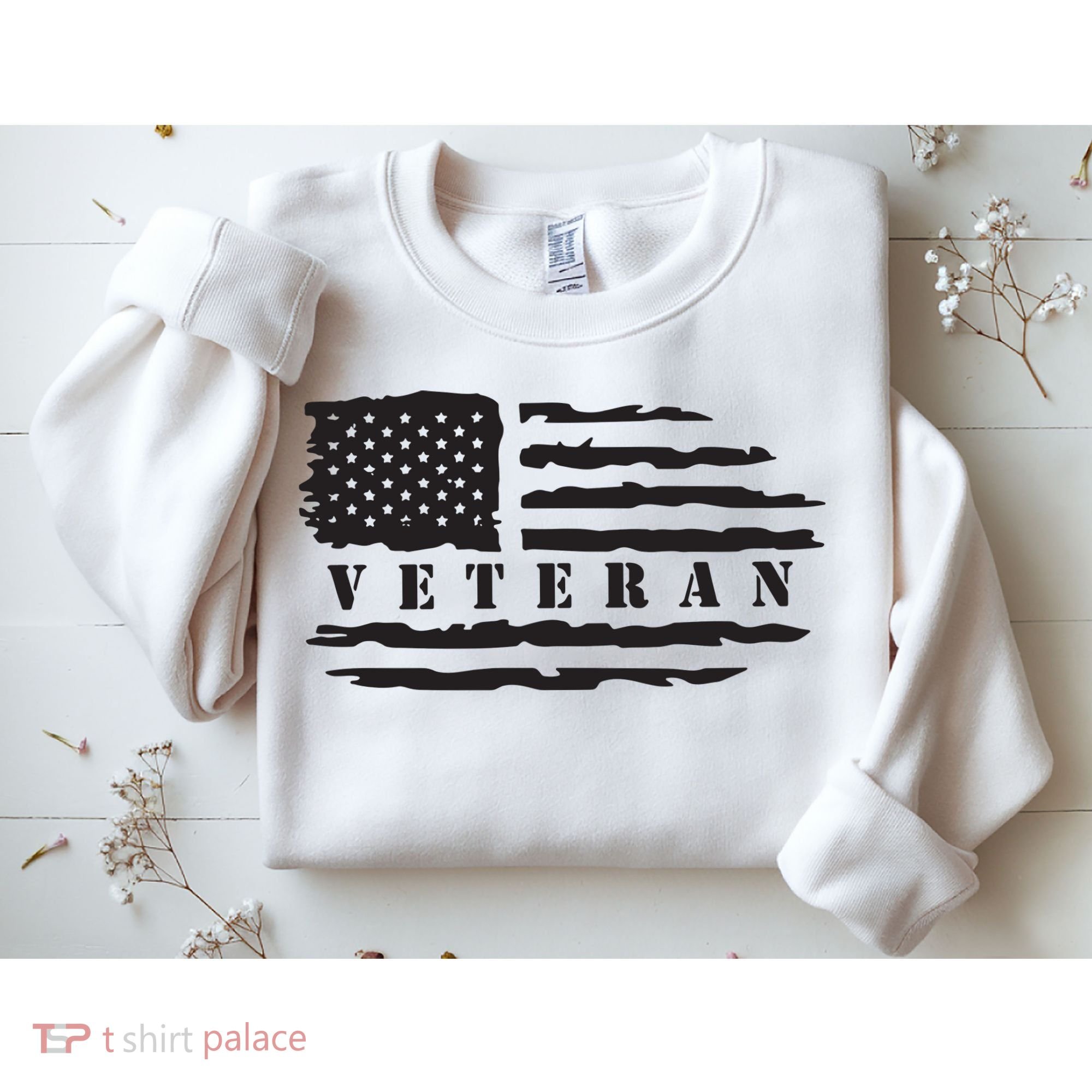 Veteran Us Flag Sweatshirt