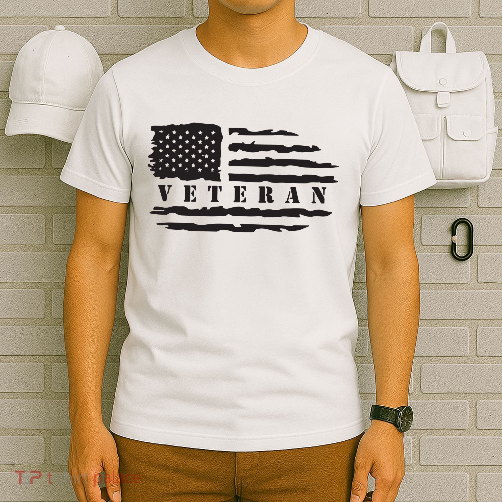 Veteran Us Flag T-Shirt