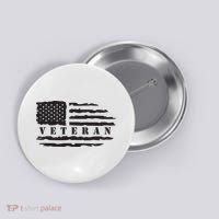 Veteran Us Flag Button thumb 0