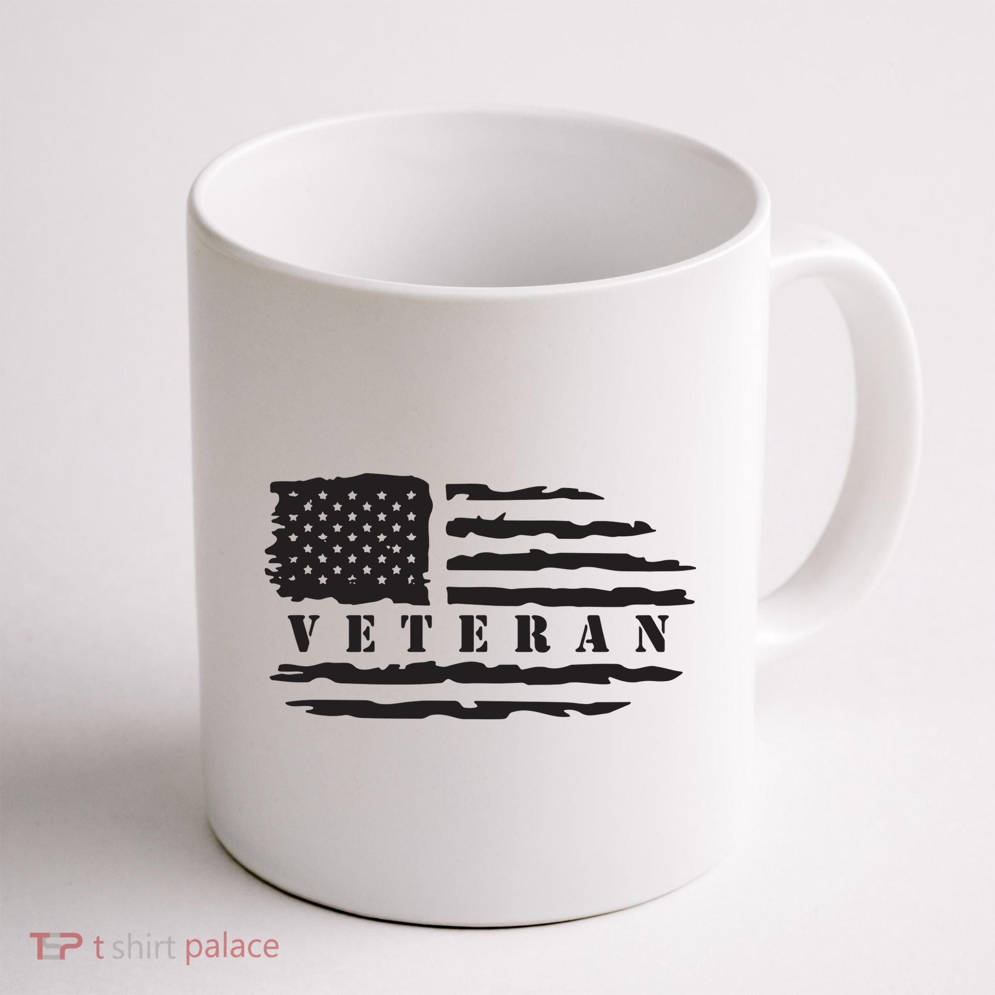 Veteran Us Flag Coffee Mug