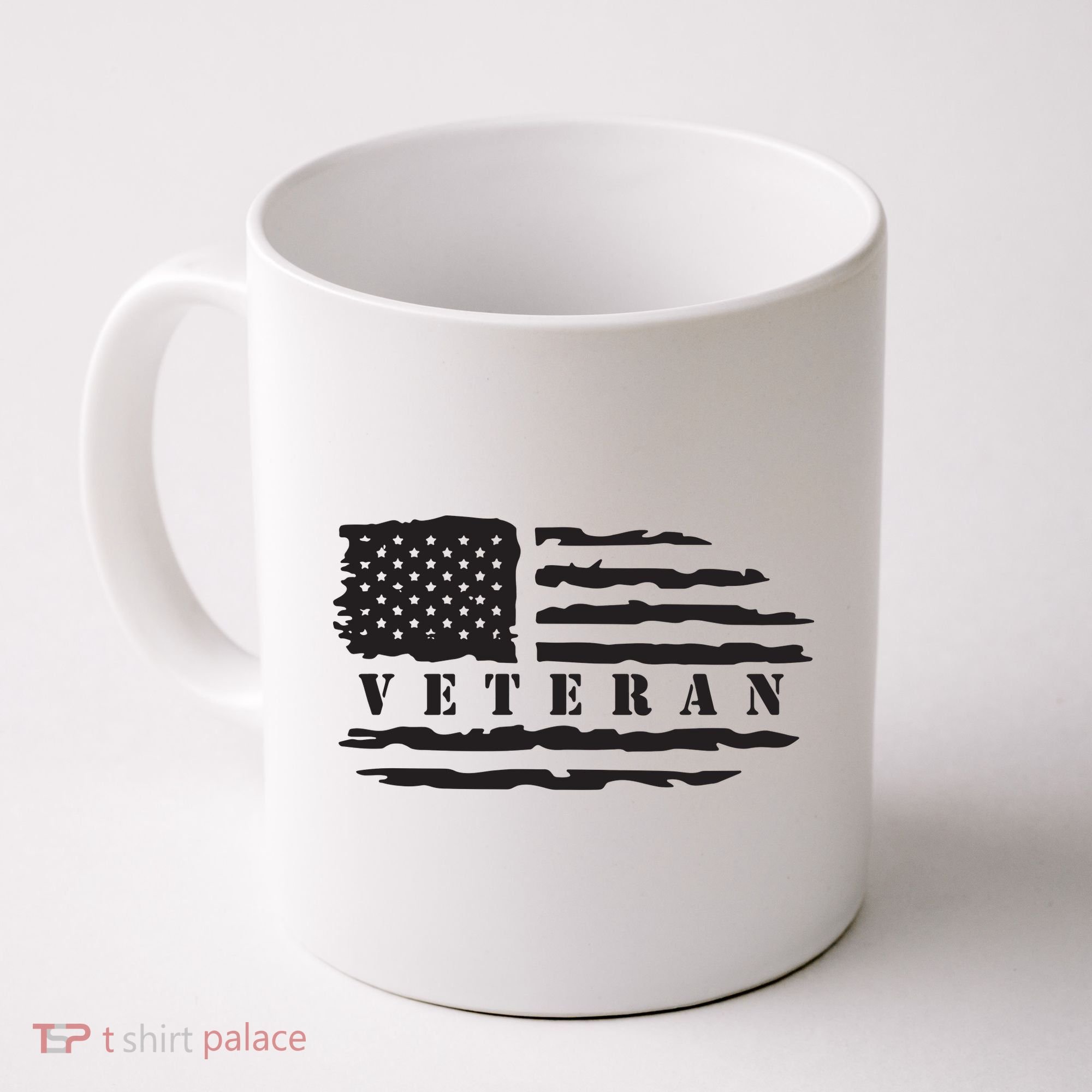 Veteran Us Flag Coffee Mug
