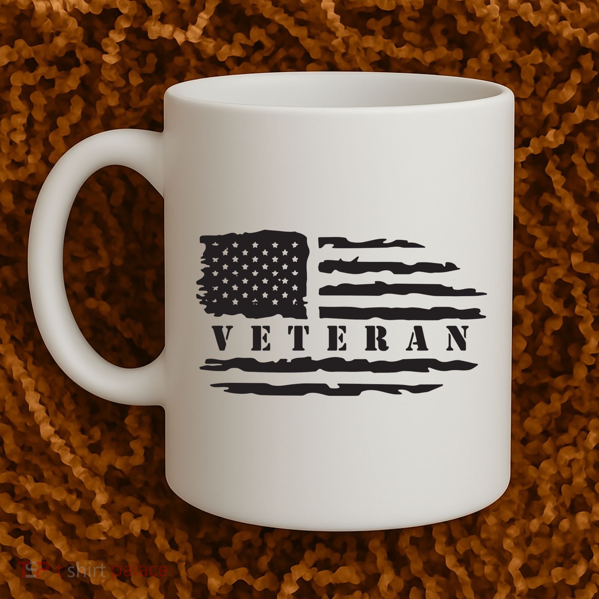 Veteran Us Flag Coffee Mug