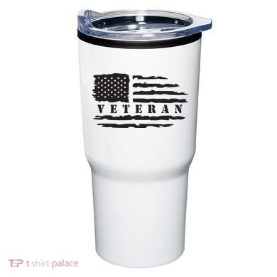 Veteran Us Flag Tumbler