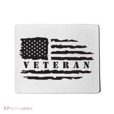Veteran Us Flag Mousepad