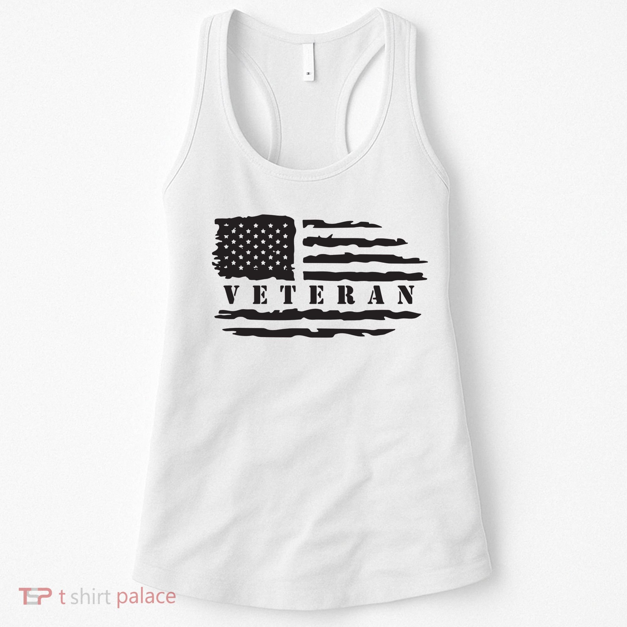 Veteran Us Flag Women's Tank Top
