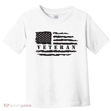 Veteran Us Flag Toddler T-Shirt
