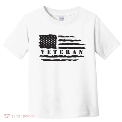 Veteran Us Flag Toddler T-Shirt