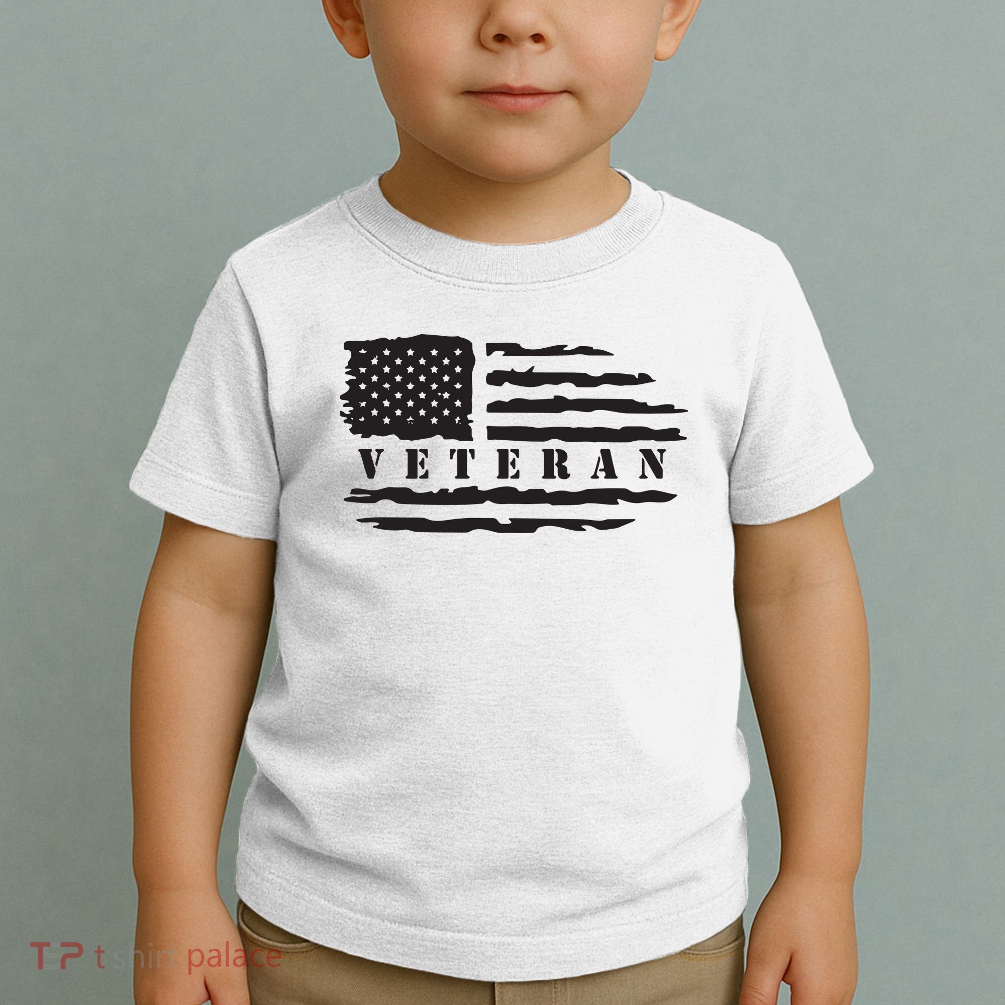 Veteran Us Flag Toddler T-Shirt