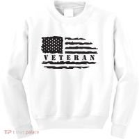 Veteran Us Flag Kids Sweatshirt thumb 0