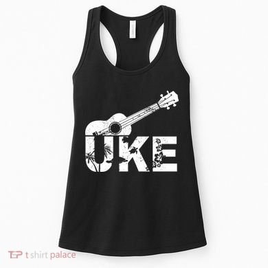 Vintage Uke Hawaiian Ukulele Women's Tank Top