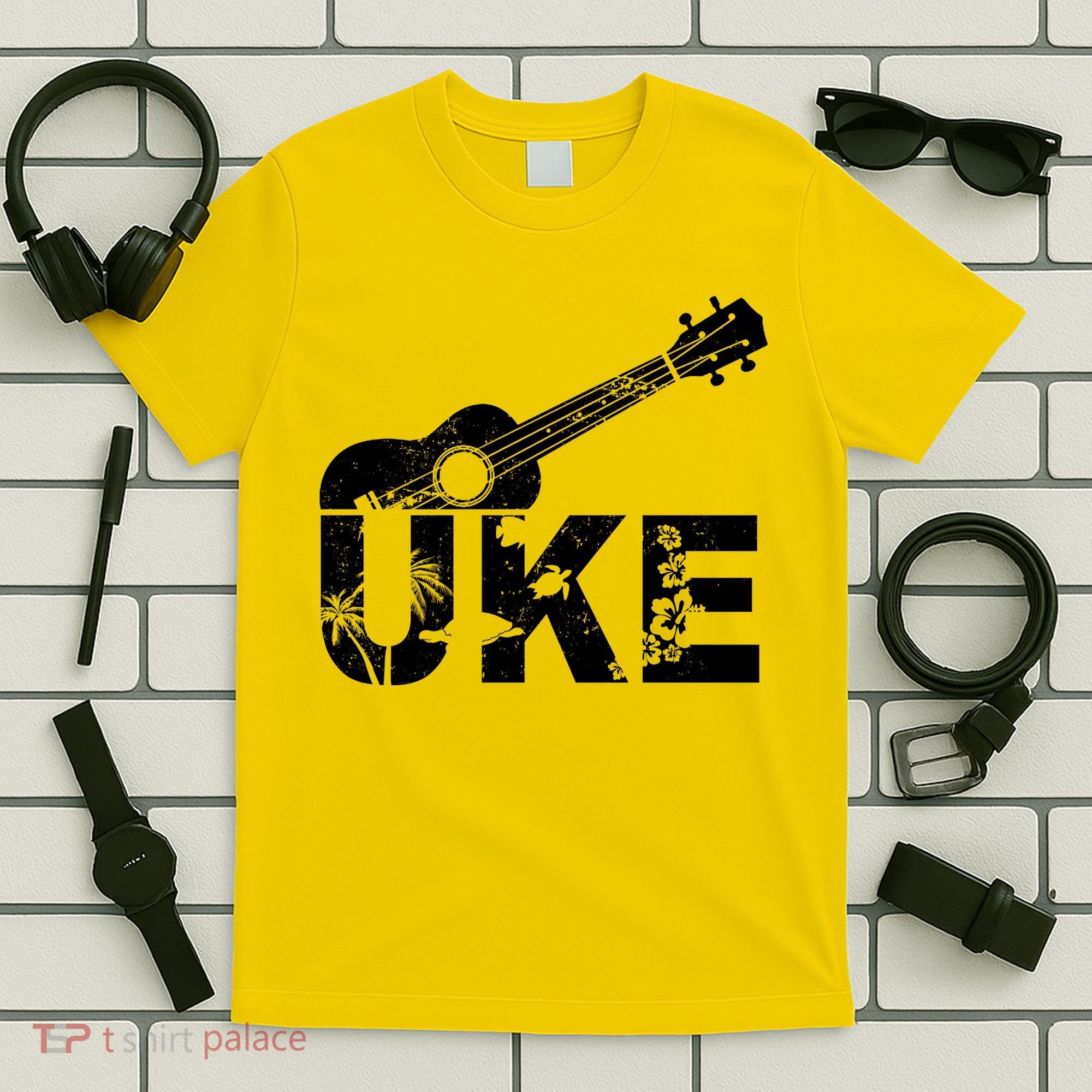 Vintage Uke Hawaiian Ukulele T-Shirt