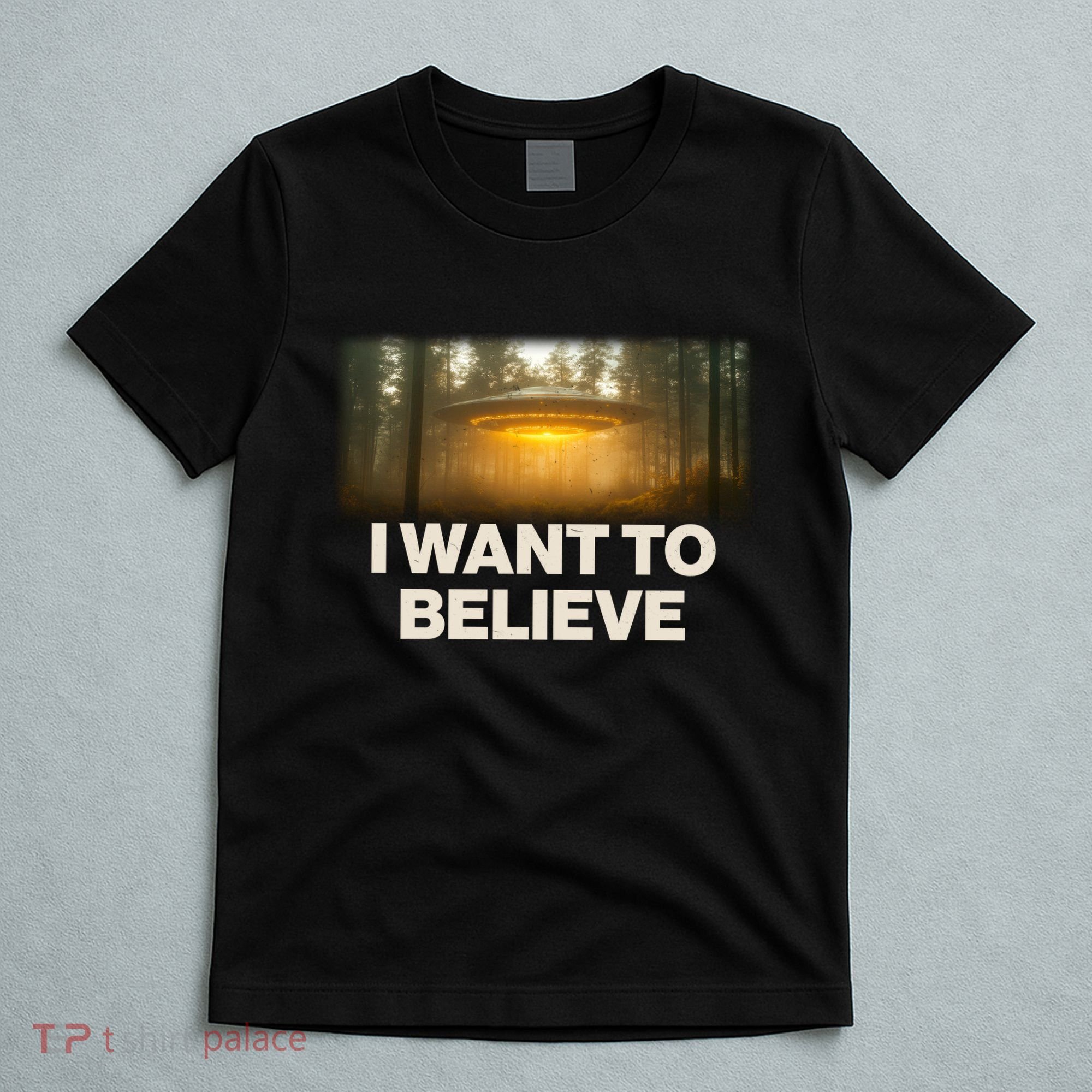 Vintage Ufo I Want To Believe T-Shirt