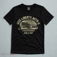 Vintage Uss Liberty Agtr5 1967 Military Gift Ship T-Shirt thumb 5