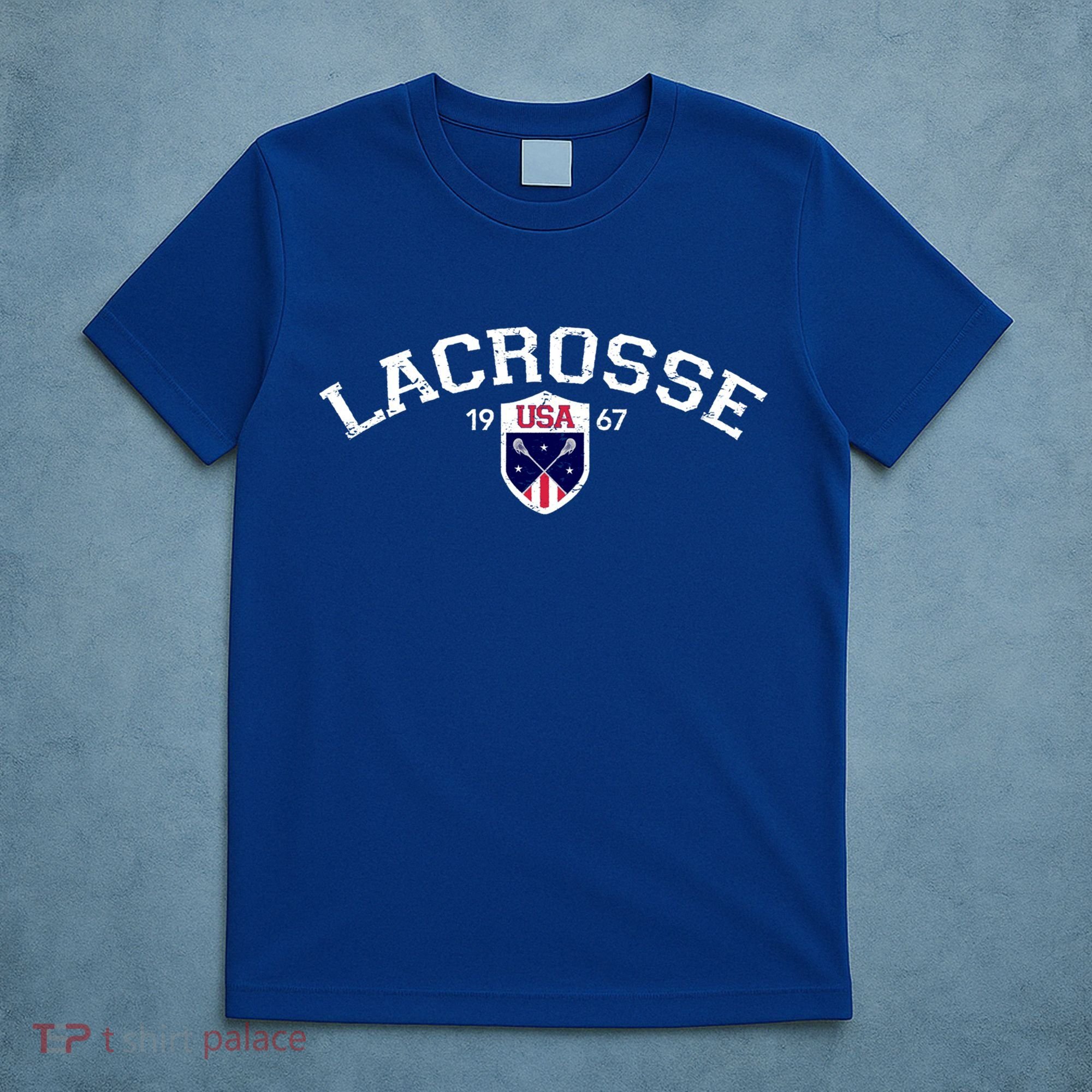 Vintage Usa National Lacrosse Funny Gift T-Shirt
