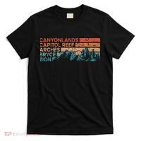 Vintage Utah National Parks Moab Utah Mighty Five Souvenir T-Shirt thumb 0