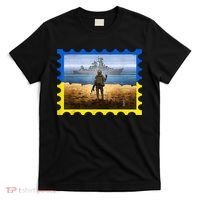 Vintage Ukraine Postal Card War T-Shirt thumb 0
