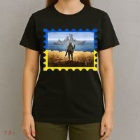 Vintage Ukraine Postal Card War T-Shirt thumb 4