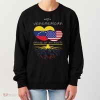 Venezuela Usa Proud Of Both Countries Venemerican Women's Sweatshirt thumb 0
