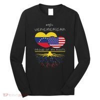 Venezuela Usa Proud Of Both Countries Venemerican Long Sleeve Shirt thumb 0