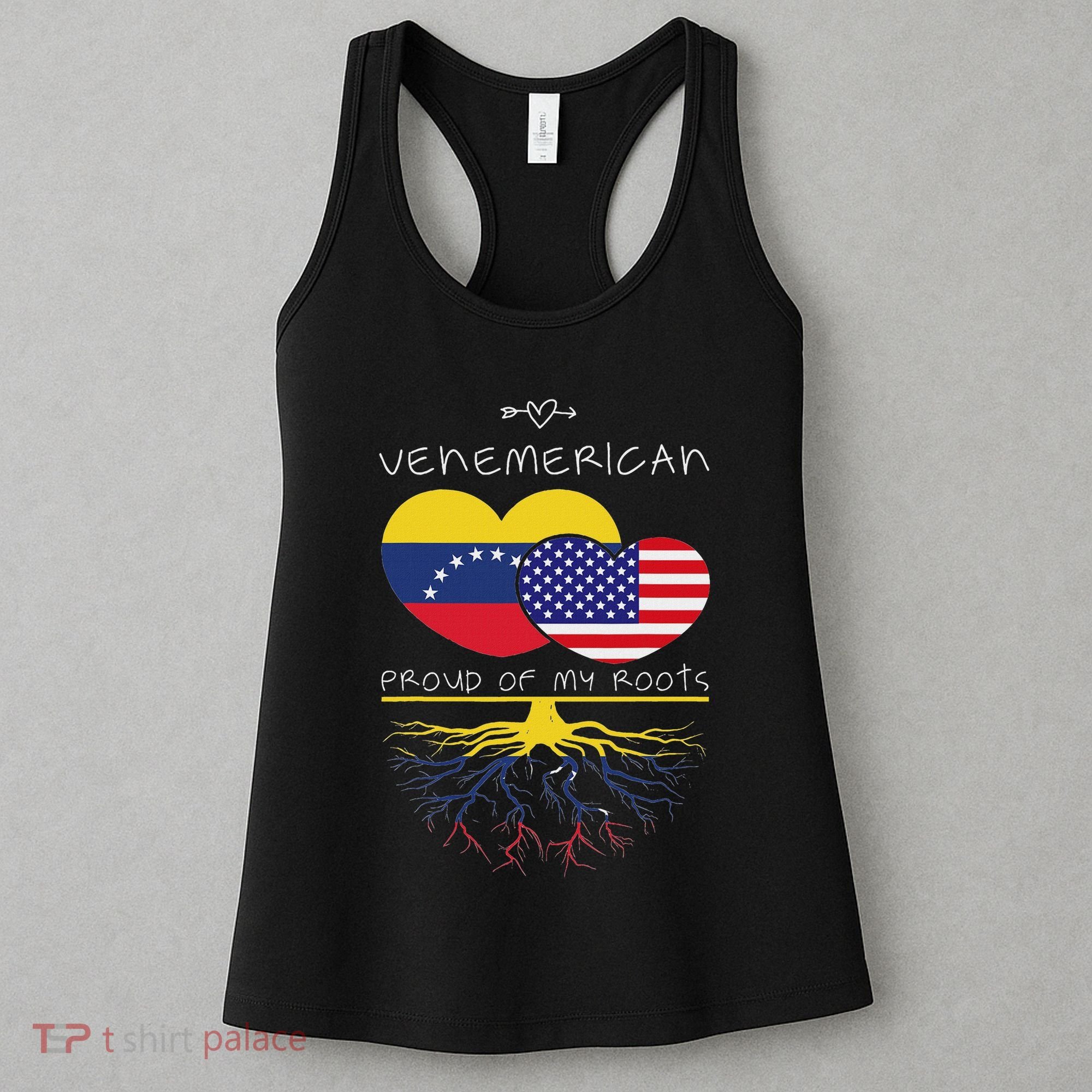 Venezuela Usa Proud Of Both Countries Venemerican Women's Tank Top