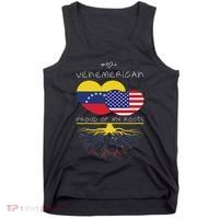 Venezuela Usa Proud Of Both Countries Venemerican Tank Top thumb 0