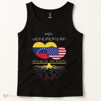 Venezuela Usa Proud Of Both Countries Venemerican Tank Top thumb 2