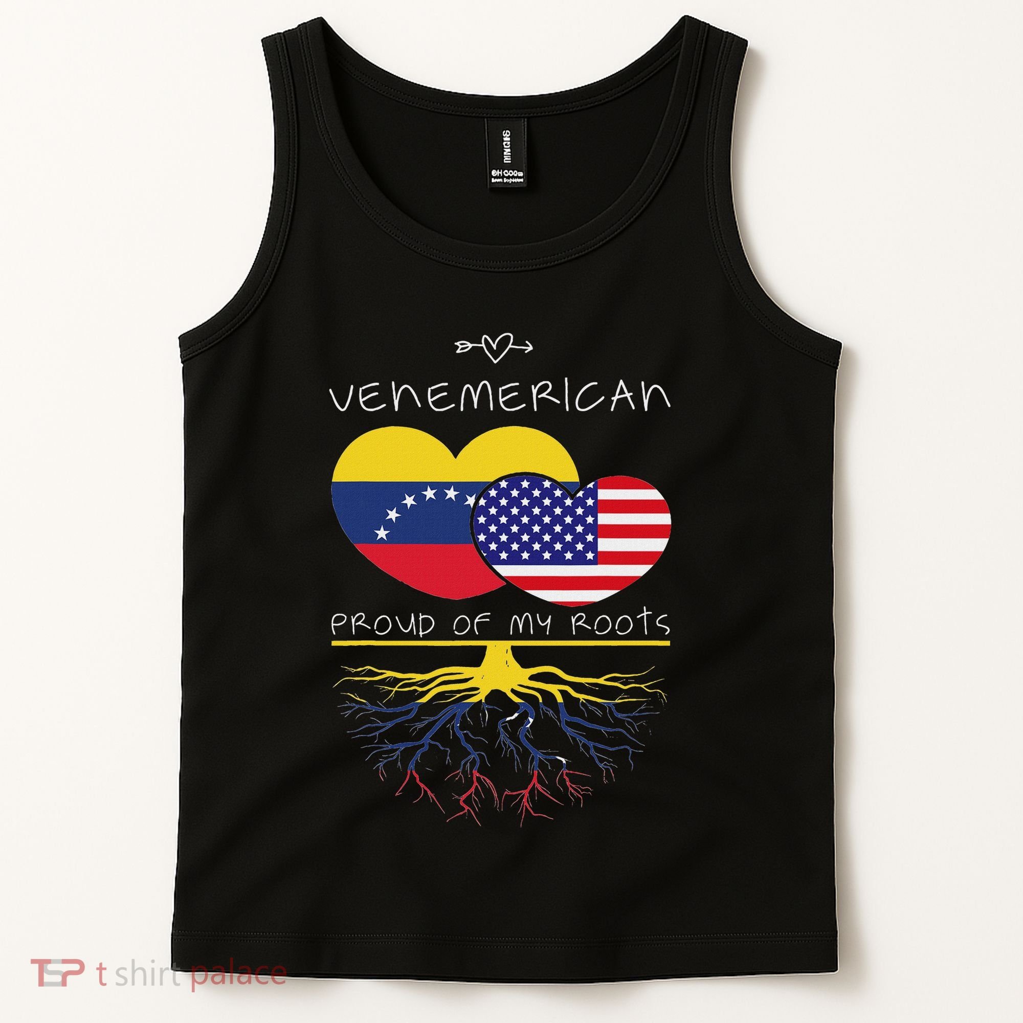 Venezuela Usa Proud Of Both Countries Venemerican Tank Top