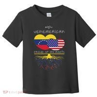 Venezuela Usa Proud Of Both Countries Venemerican Toddler T-Shirt thumb 0