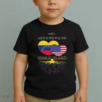 Venezuela Usa Proud Of Both Countries Venemerican Toddler T-Shirt thumb 2