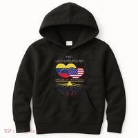 Venezuela Usa Proud Of Both Countries Venemerican Kids Hoodie thumb 0