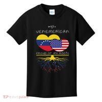 Venezuela Usa Proud Of Both Countries Venemerican Kids T-Shirt thumb 0