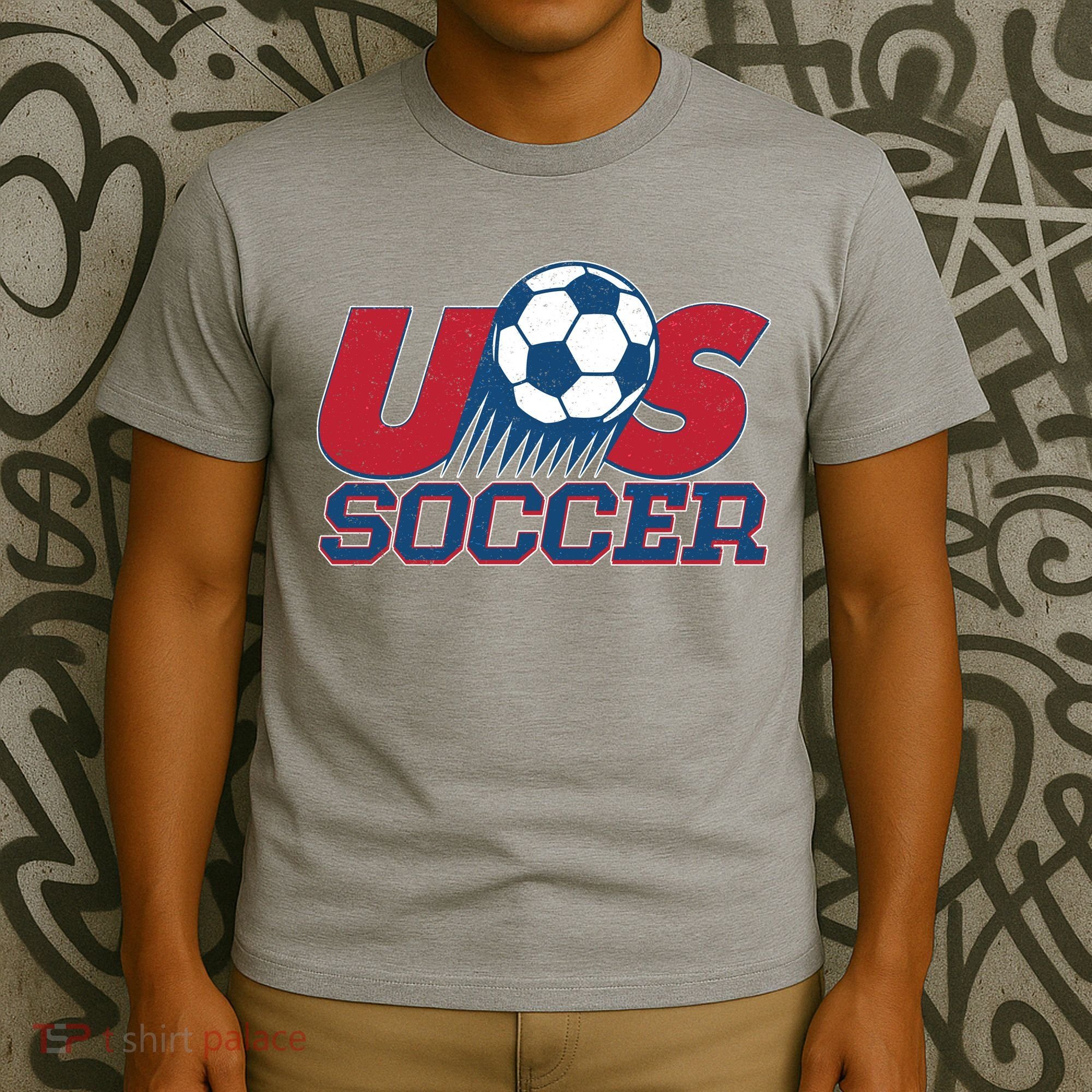 Vintage USA Soccer Fan  T-Shirt
