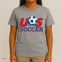 Vintage USA Soccer Fan  T-Shirt thumb 4