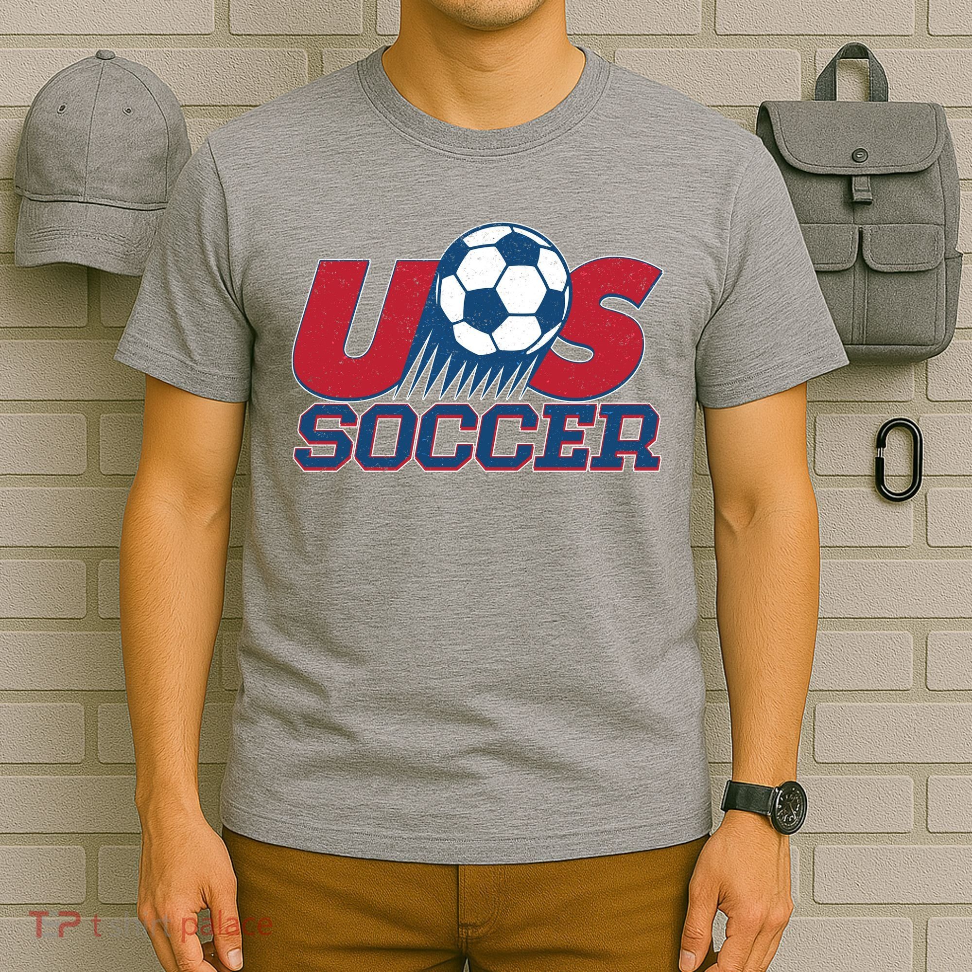 Vintage USA Soccer Fan  T-Shirt