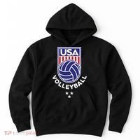 Volleyball USA Support The Team Shirt USA Flag Beach TShirt Hoodie thumb 0