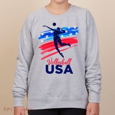 Volleyball Usa Support Women's Sweatshirt