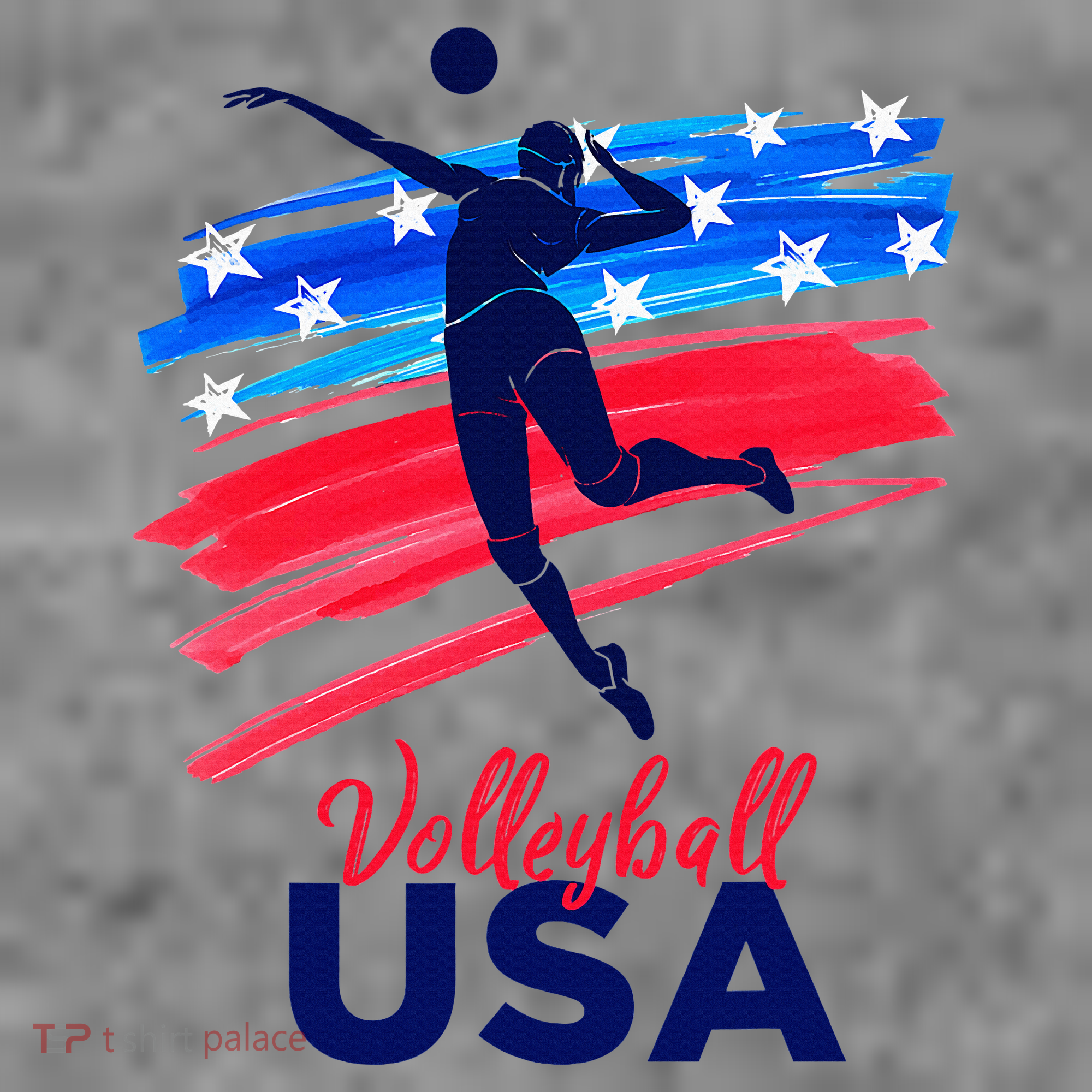 Volleyball Usa Support Toddler Hoodie