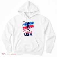 Volleyball Usa Support Hoodie thumb 0