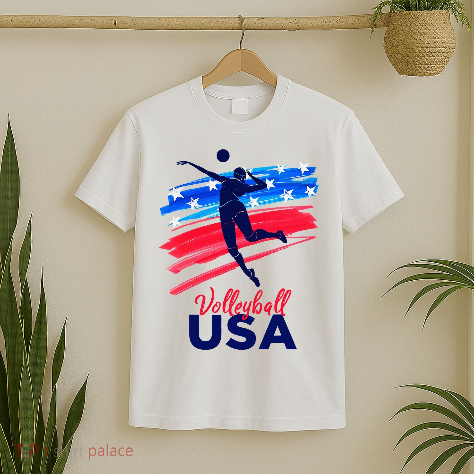 Volleyball Usa Support T-Shirt