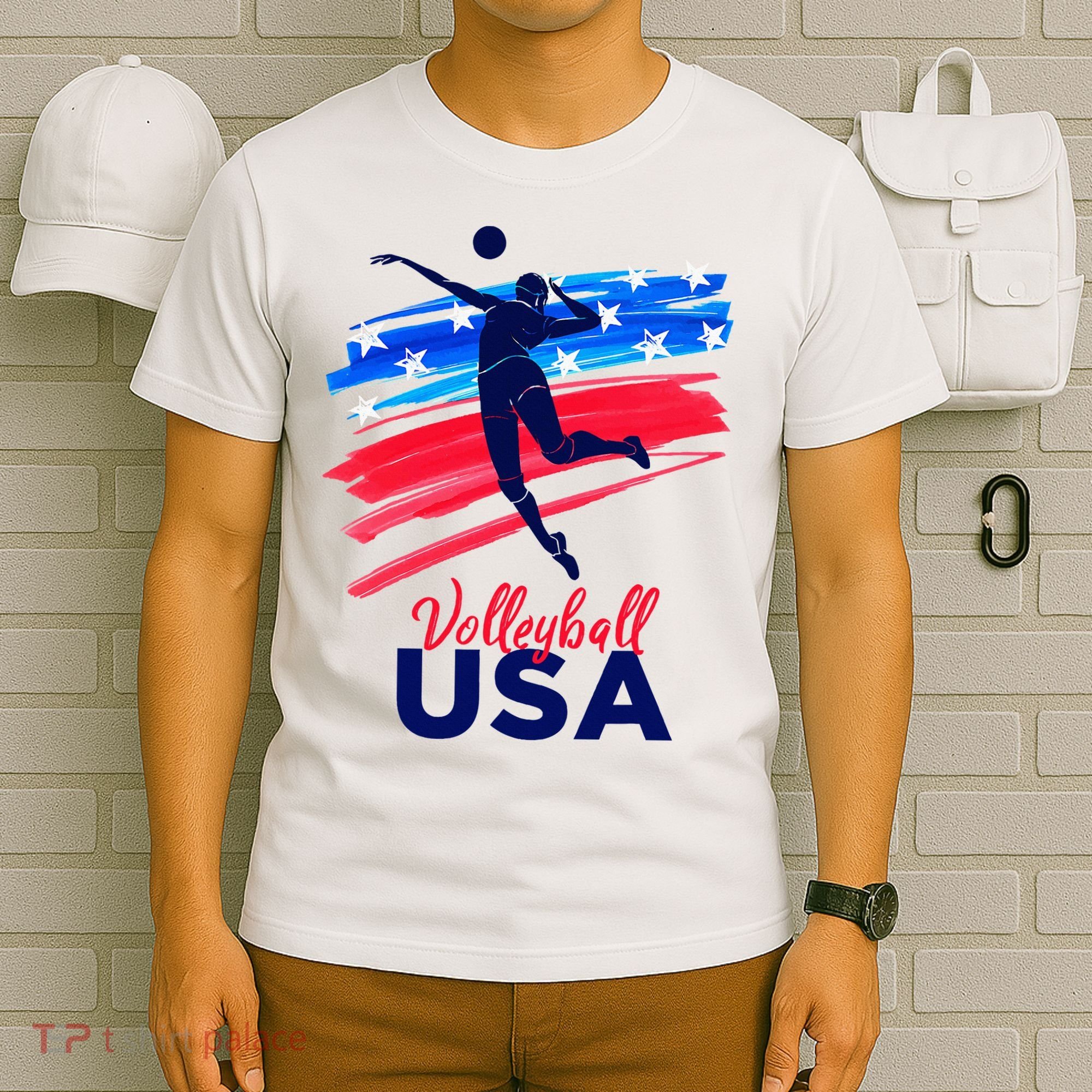 Volleyball Usa Support T-Shirt