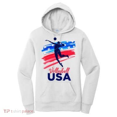 Volleyball Usa Support Women's Hoodie