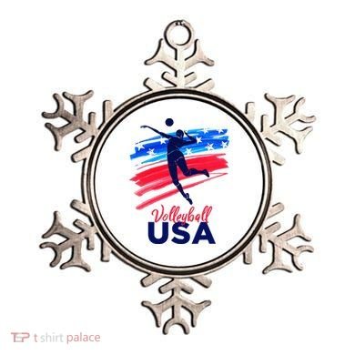 Volleyball Usa Support Ornament