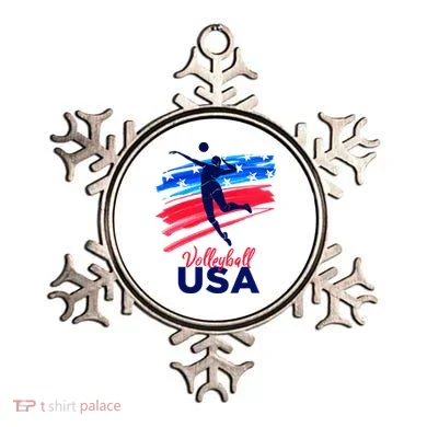 Volleyball Usa Support Ornament