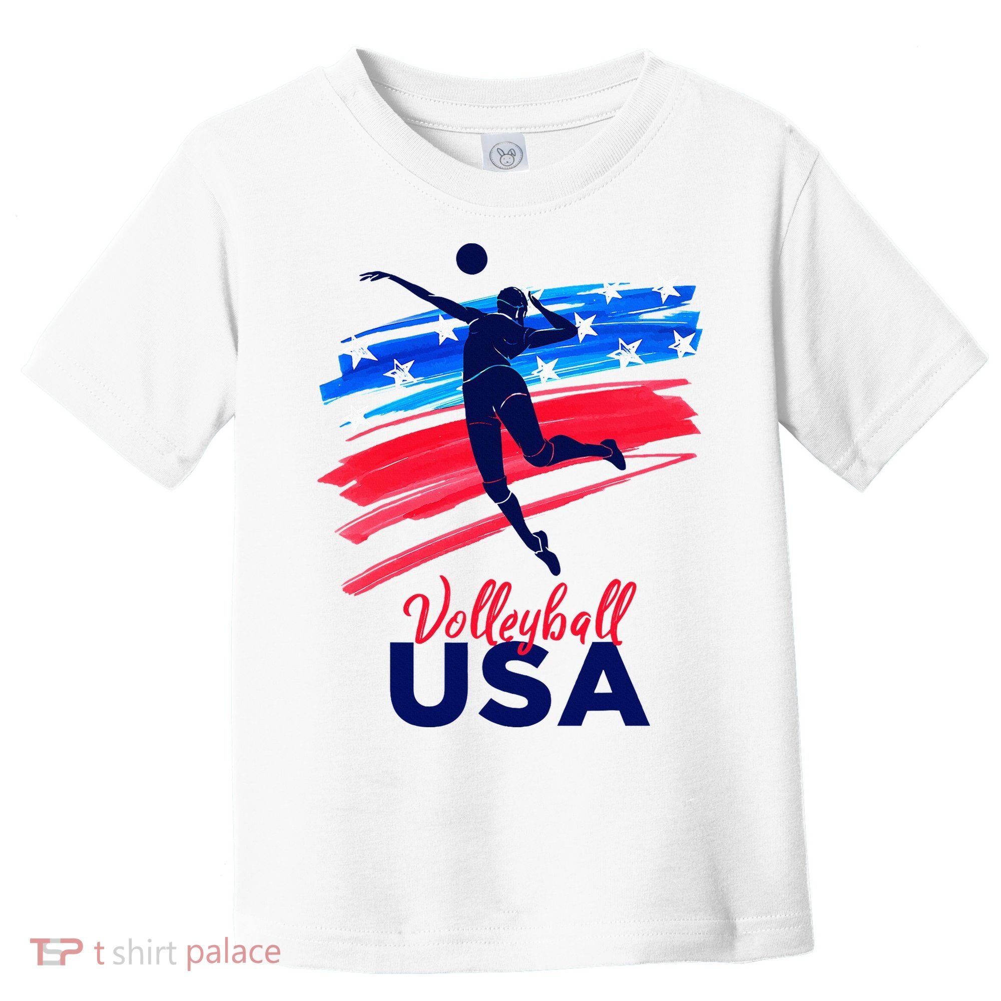 Volleyball Usa Support Toddler T-Shirt