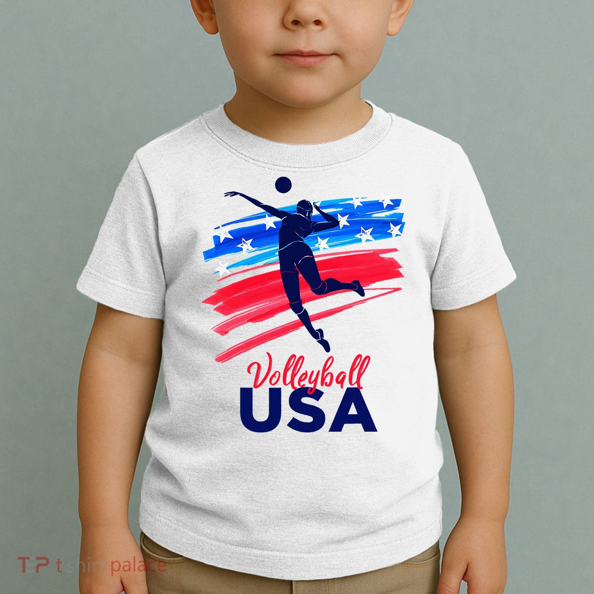 Volleyball Usa Support Toddler T-Shirt