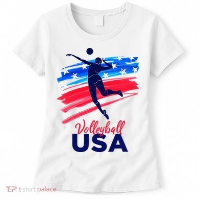 Volleyball Usa Support Women's T-Shirt