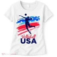 Volleyball Usa Support Women's T-Shirt thumb 0