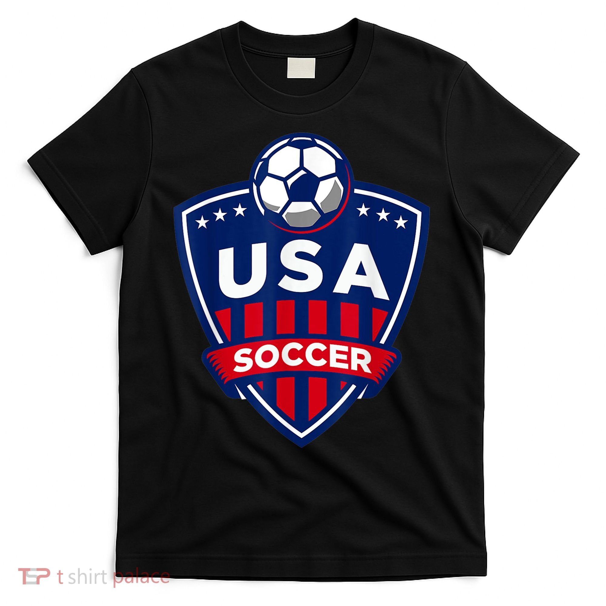Vintage USA Soccer American Flag Football Jersey T-Shirt
