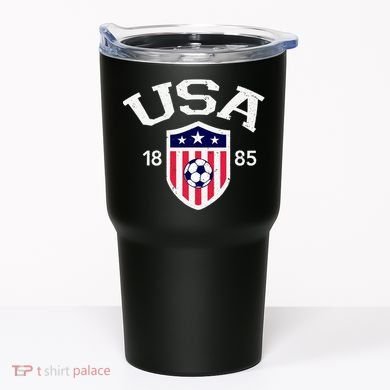Vintage USA Soccer Tumbler